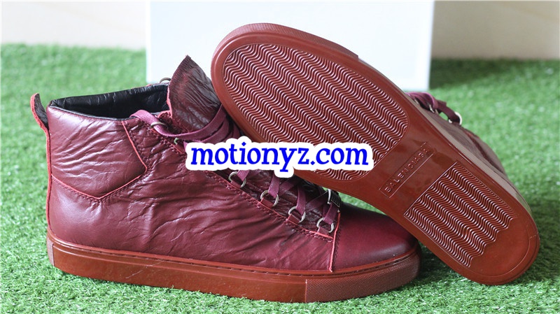 Balenciaga Arena Leather Red Wine